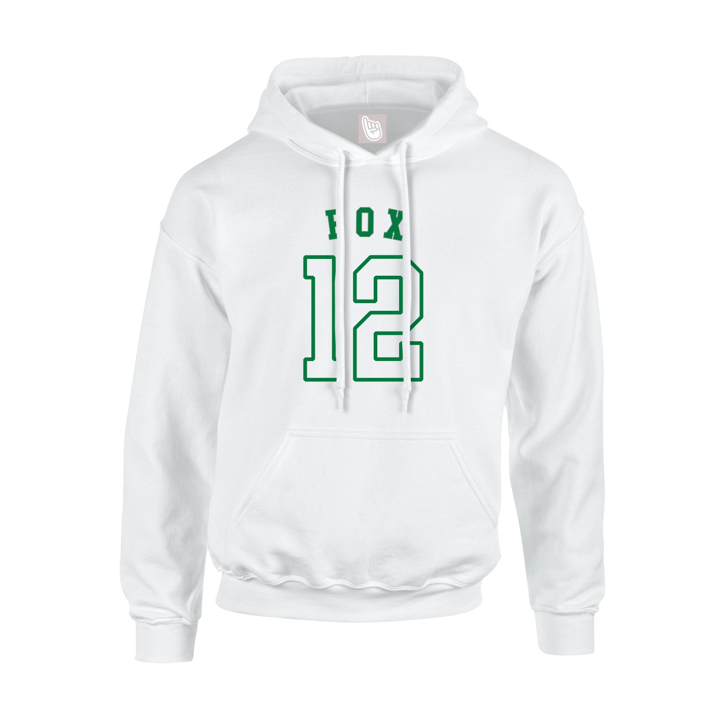 Hoodie — Shirsey Arch in White
