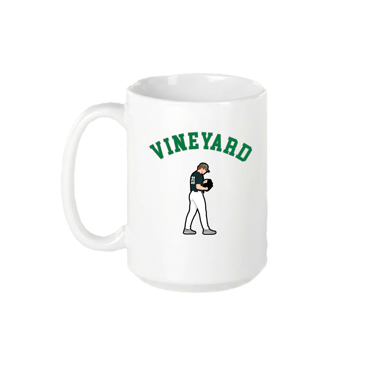 15oz Coffee Mug — Shirsey Arch in White