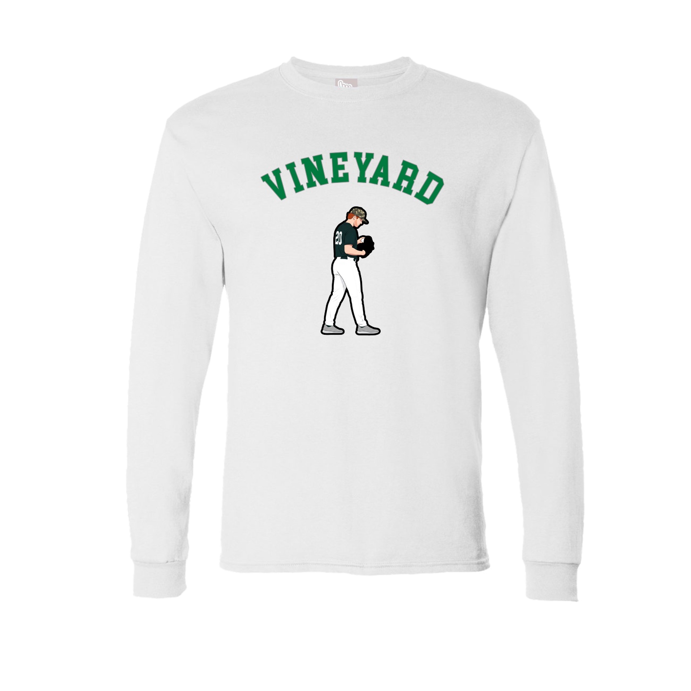 Long Sleeve Tee — Shirsey Arch in White