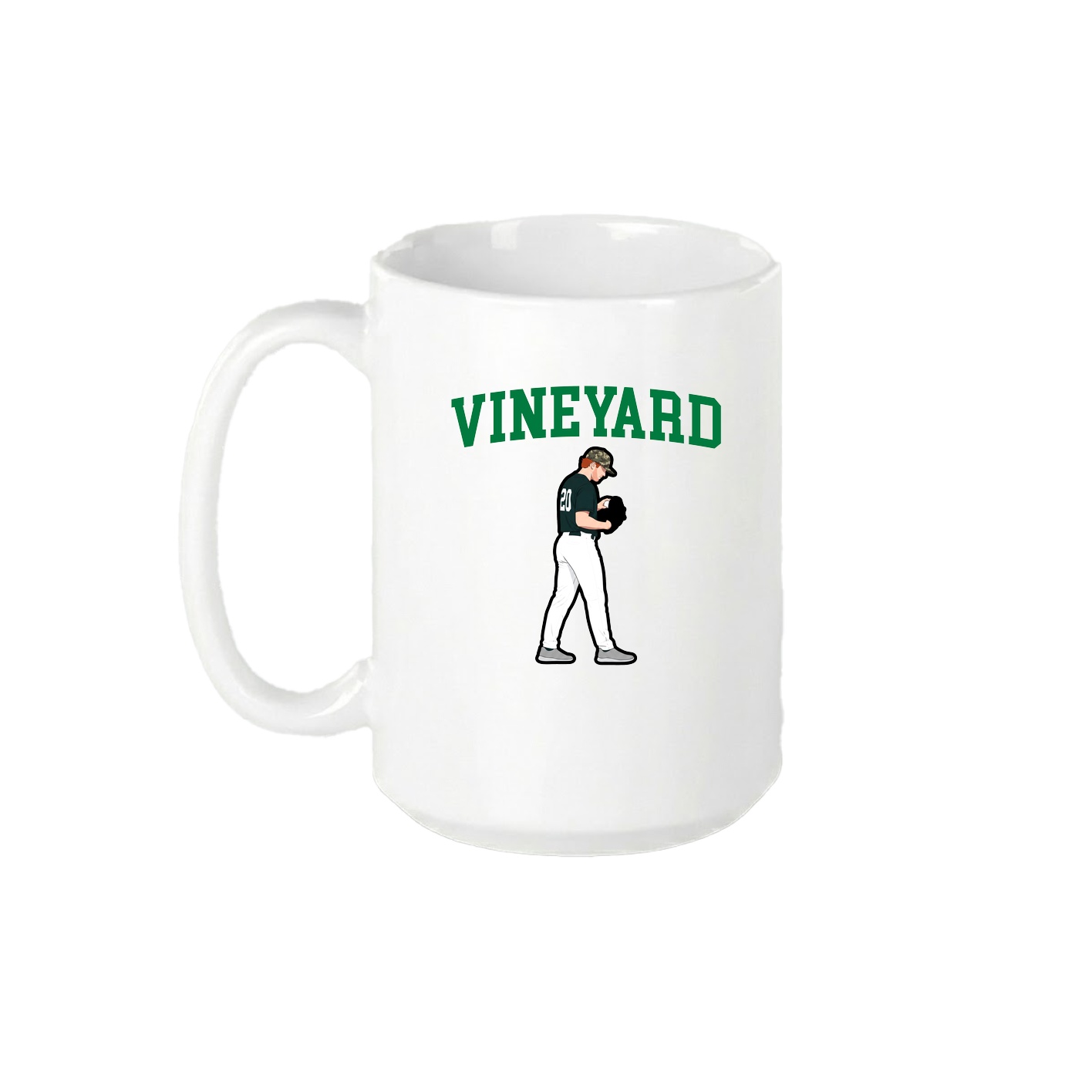 15oz Coffee Mug — Shirsey in White