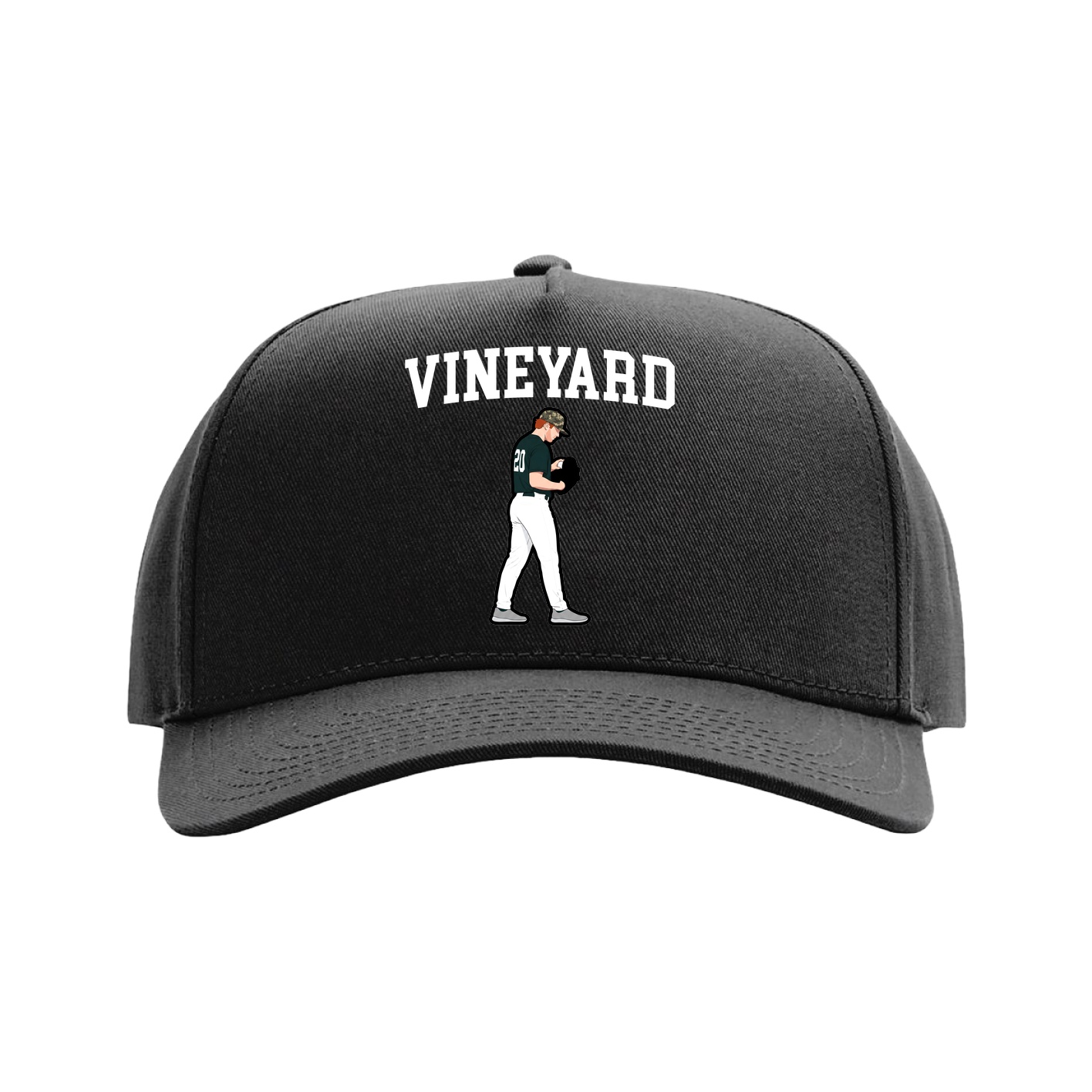 Full Fabric Five-Panel Champ Cap
