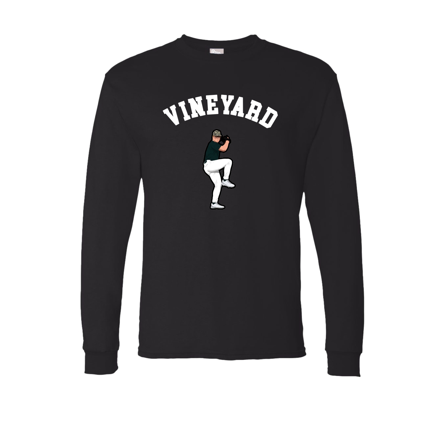 Long Sleeve Tee — Shirsey Arch in Black
