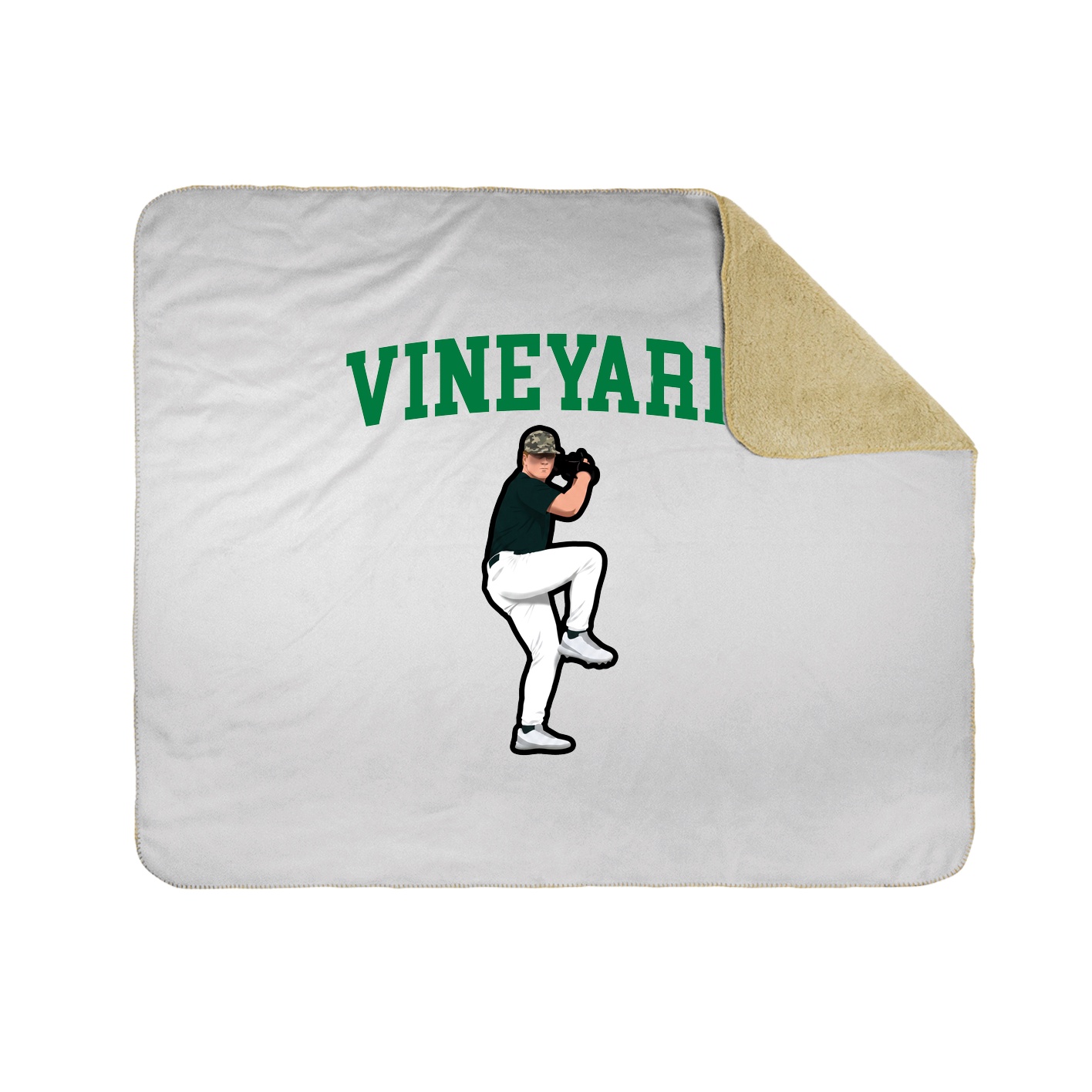 Throw Blanket — Shirsey in White