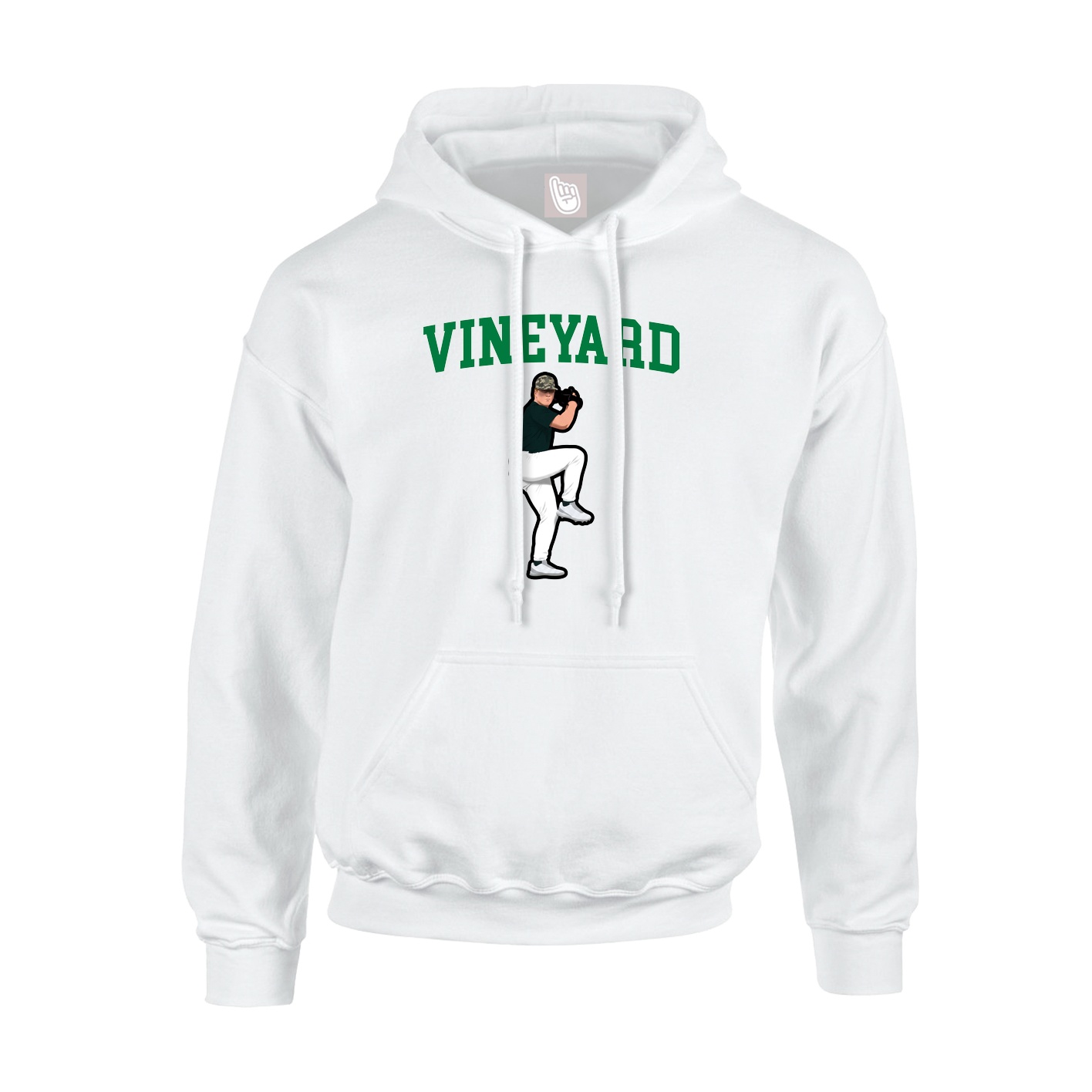 Hoodie — Shirsey in White