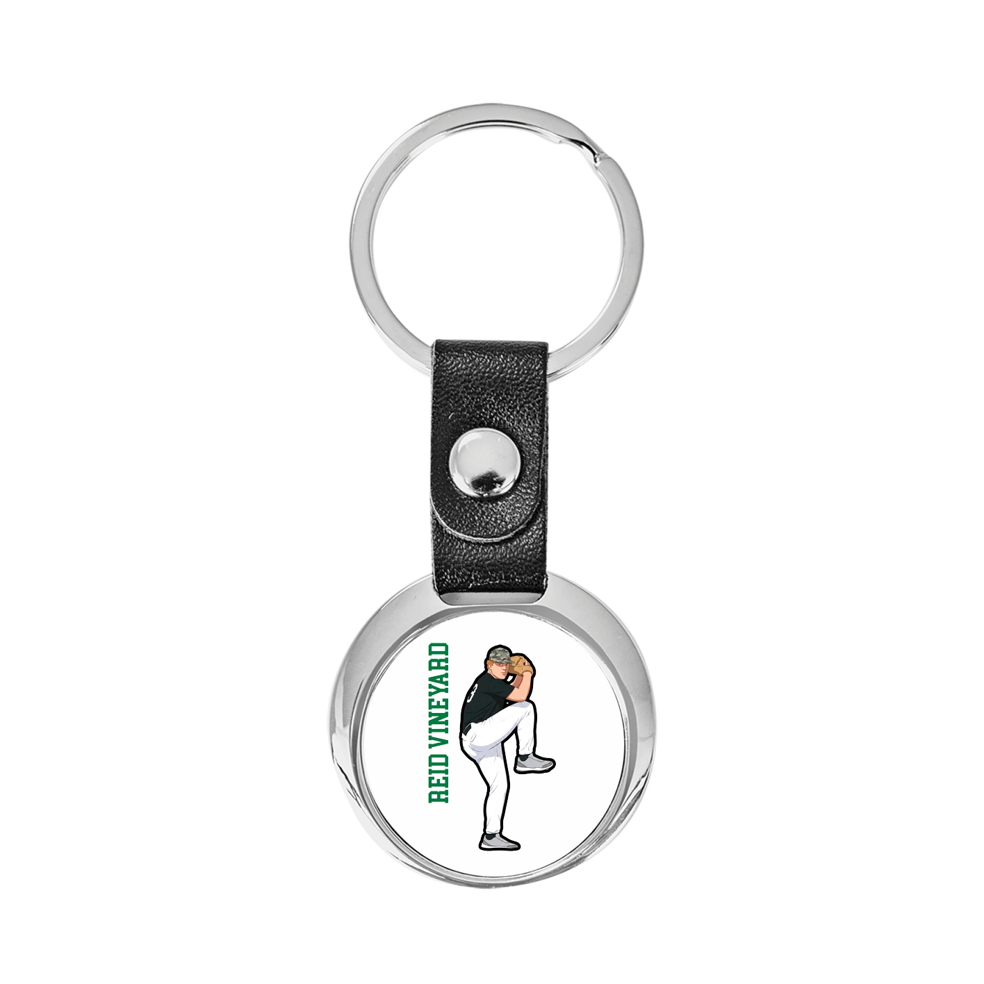 Key Chain — Name Vertical in Classic