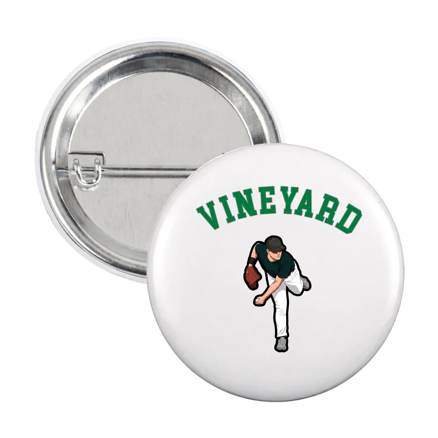 Game Day Button — Shirsey Arch in White