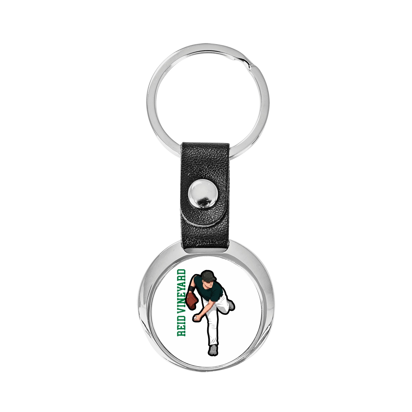 Key Chain — Name Vertical in Classic