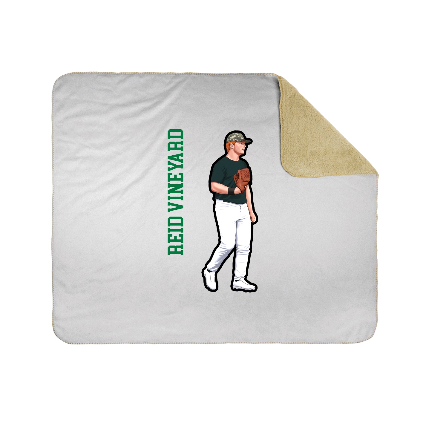50x60 Sherpa Lined Throw Blanket