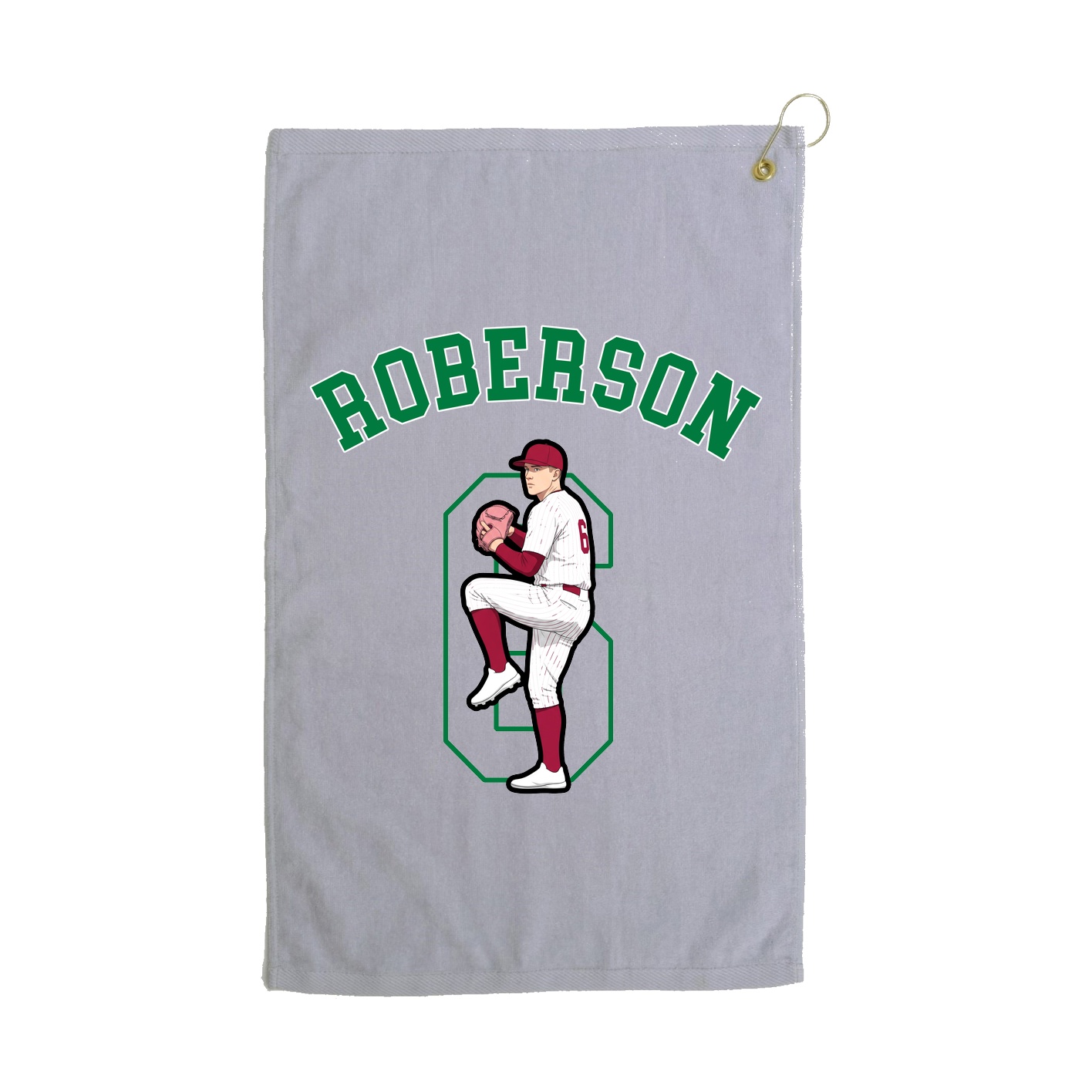 Golf Towel — Shirsey Arch in Grey