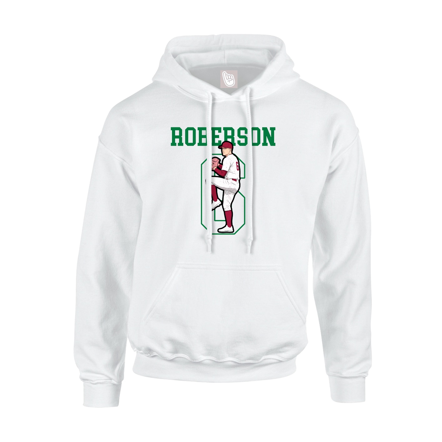 Hoodie — Shirsey in White