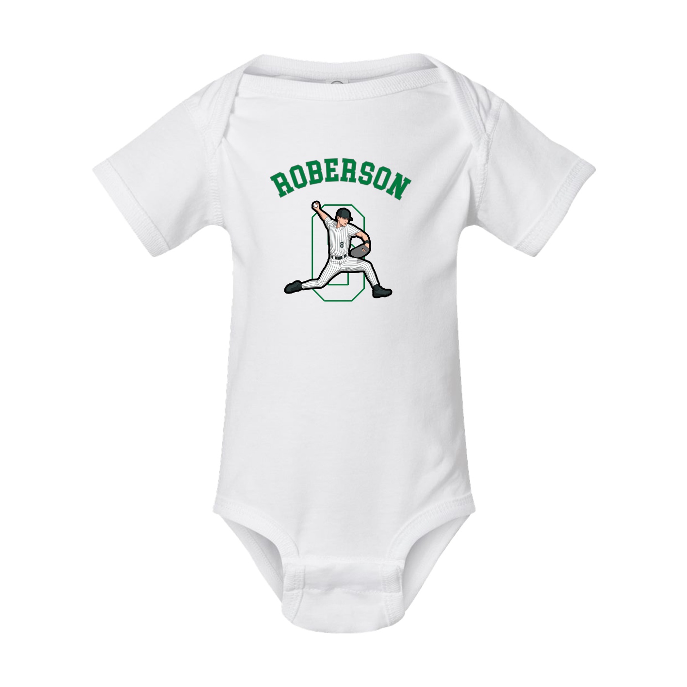 Baby Onesie — Shirsey Arch in White