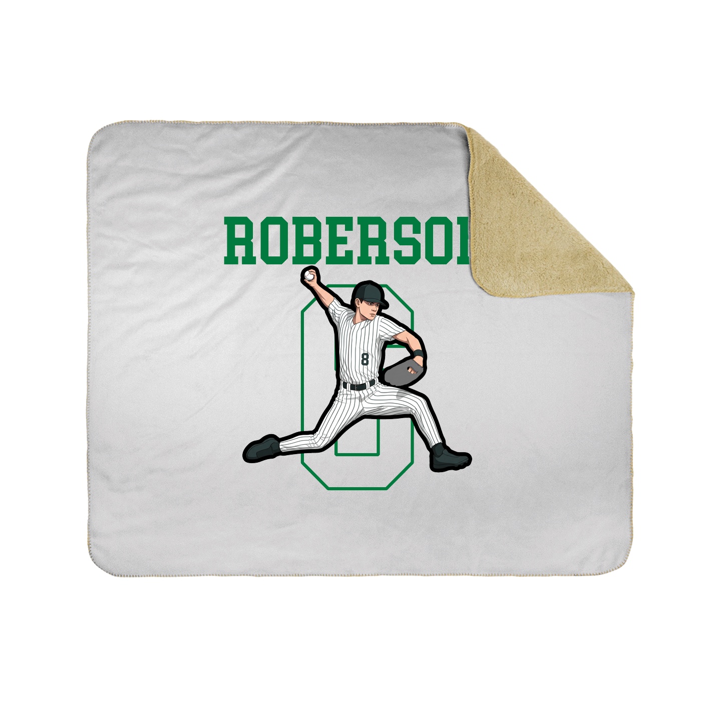 Throw Blanket — Shirsey in White