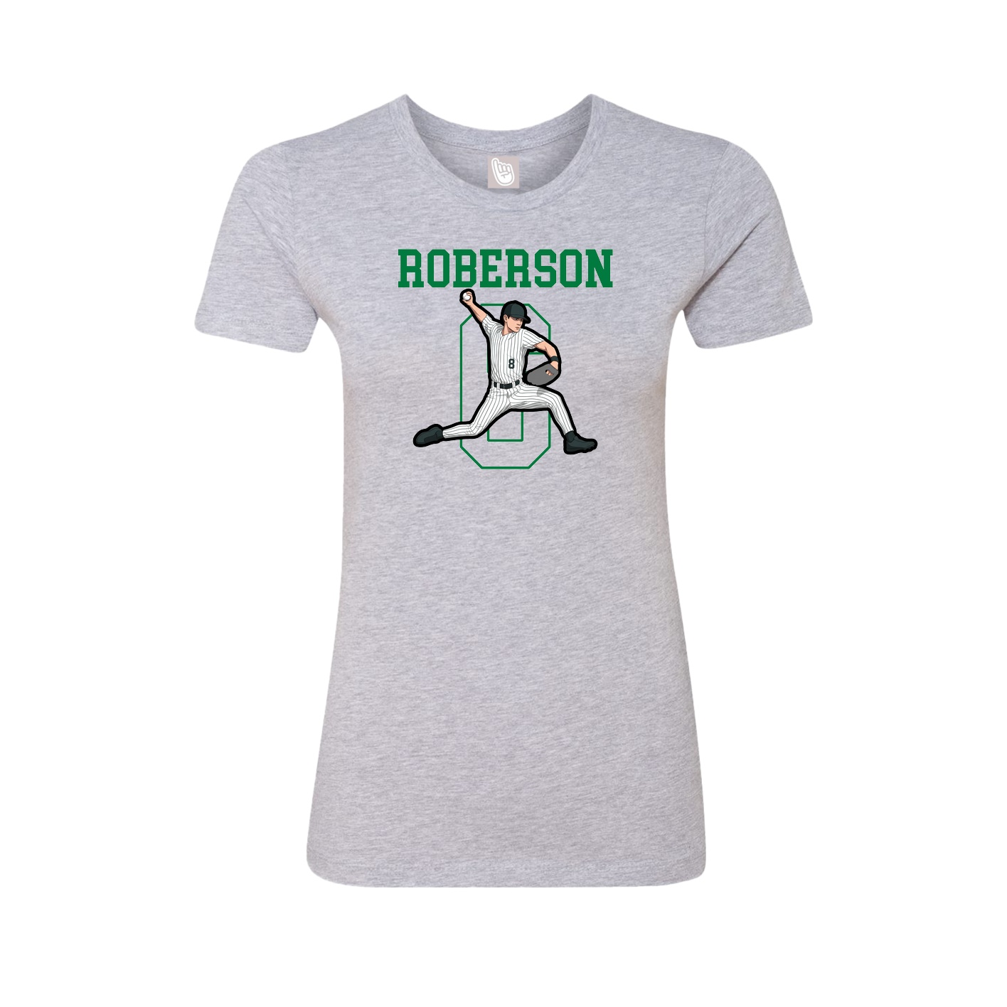 Fitted Women's Tee — Shirsey in Grey
