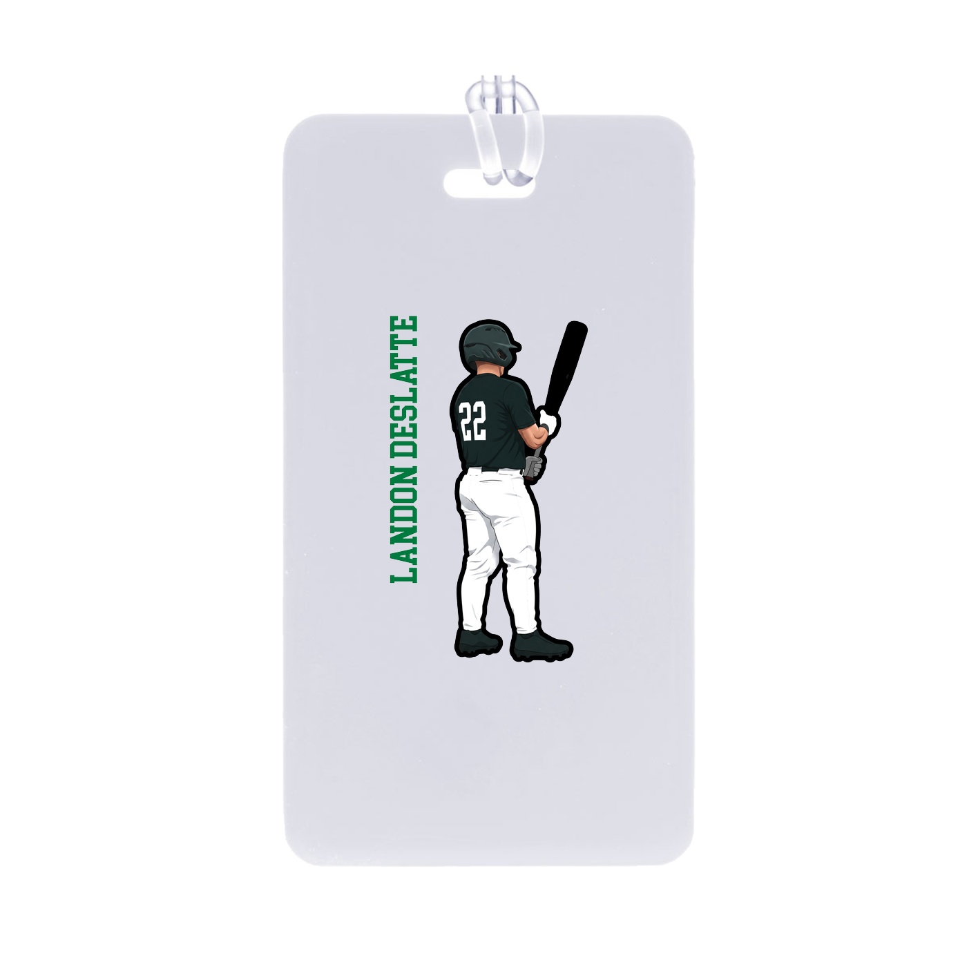 Bag Tag — Name Vertical in Classic