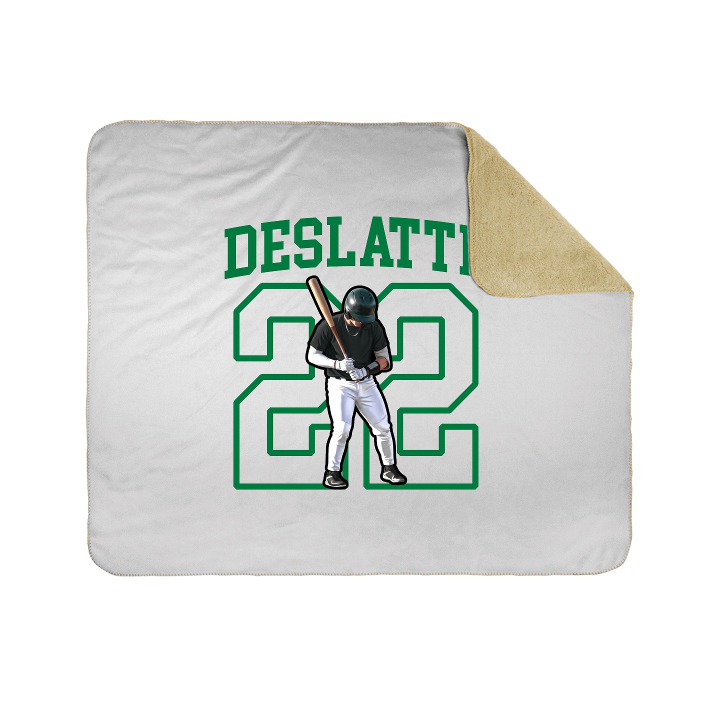 50x60 Sherpa Lined Throw Blanket