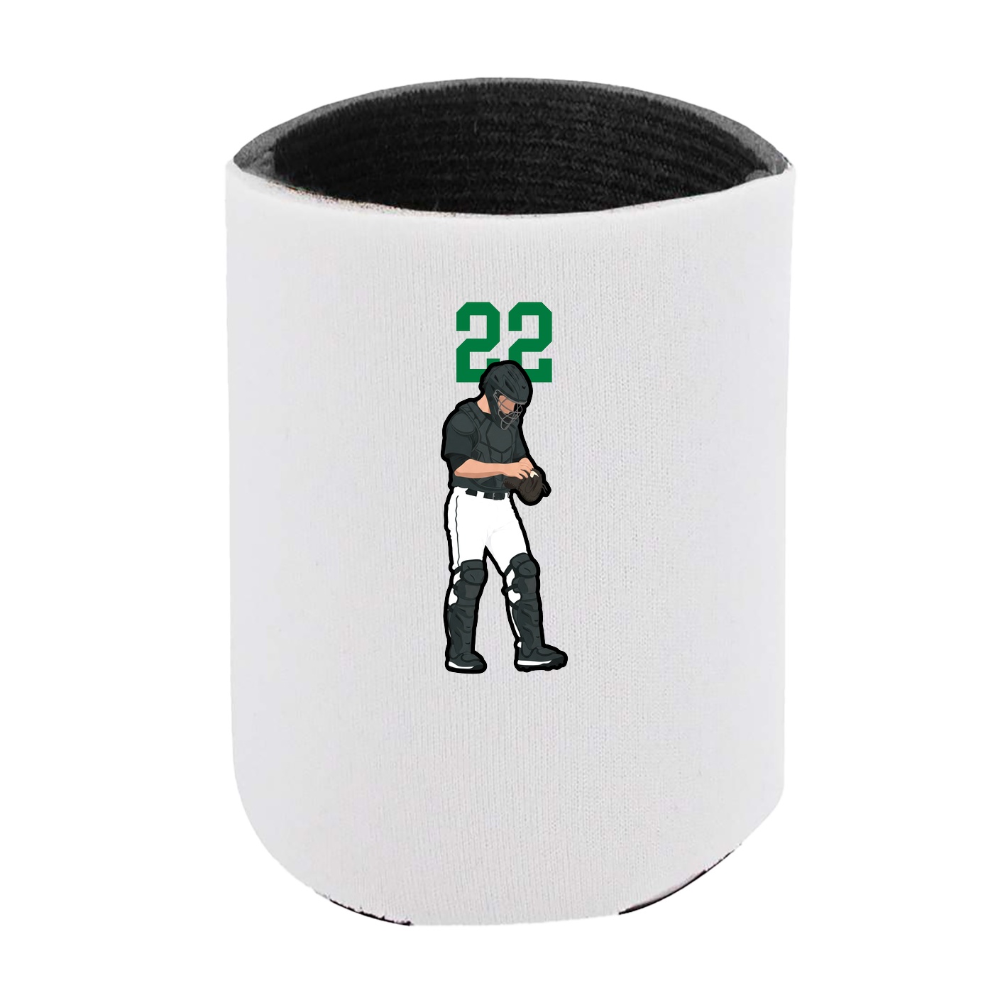Can Holder — Number Top in White