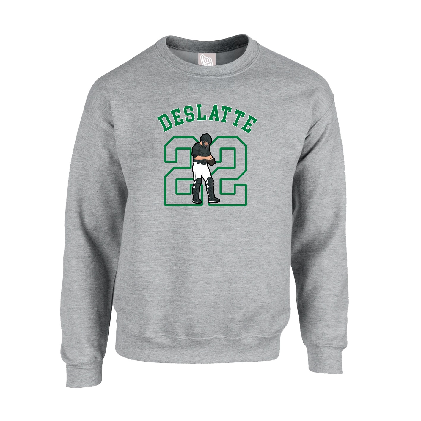 Fleece Crew — Shirsey Arch in Grey
