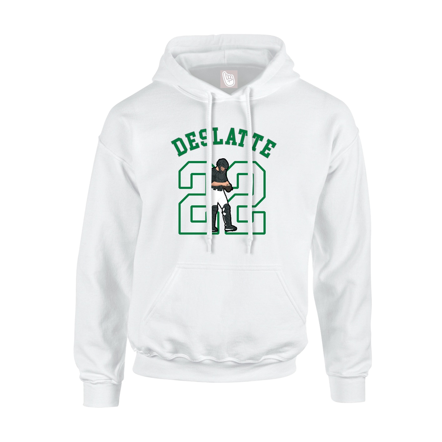 Youth Hoodie — Shirsey Arch in White