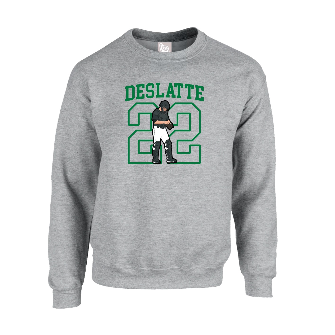 Fleece Crew — Shirsey in Grey