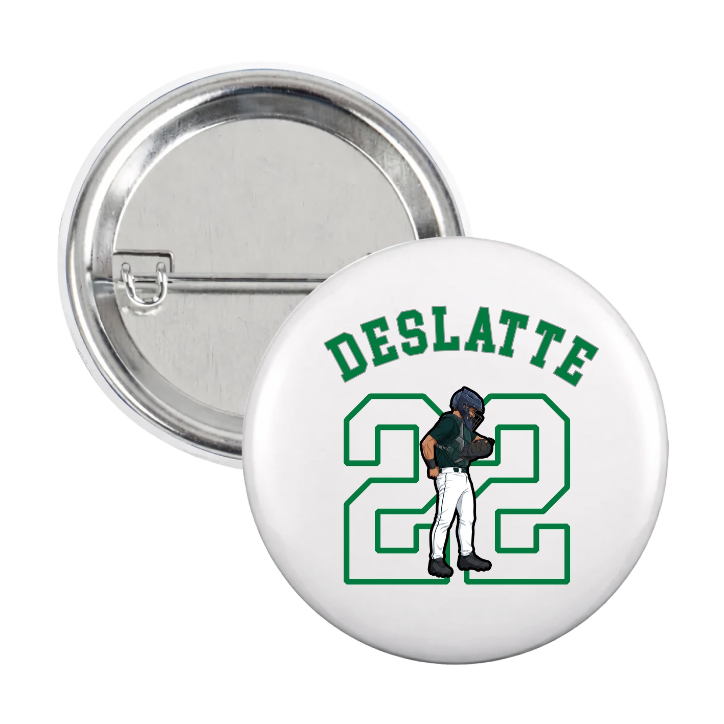 Game Day Button — Shirsey Arch in White