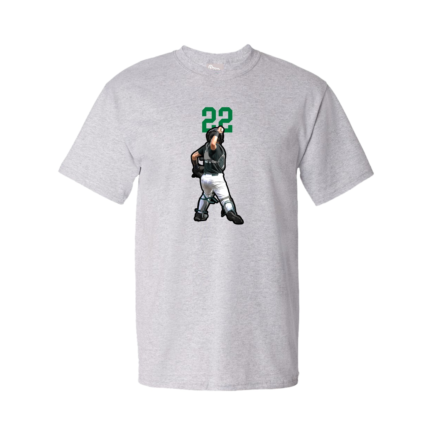 Tee — Number Top in Grey