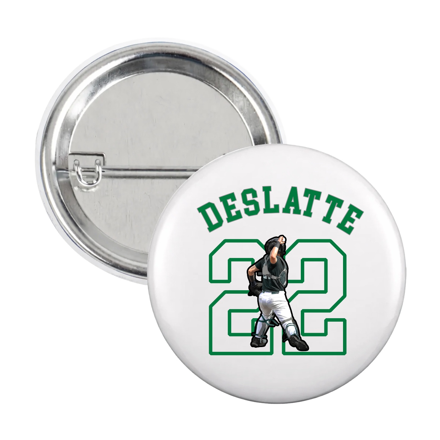 Game Day Button — Shirsey Arch in White