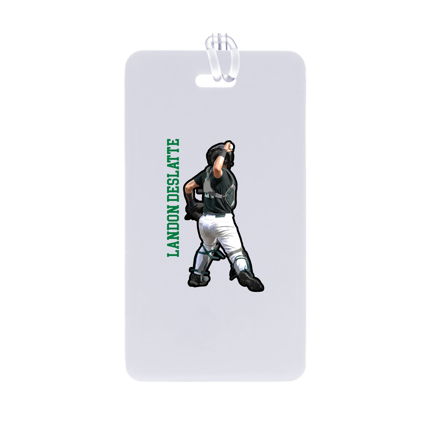 Bag Tag — Name Vertical in Classic