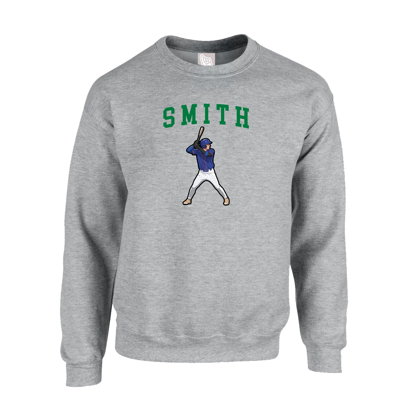 Fleece Crew — Shirsey in Grey