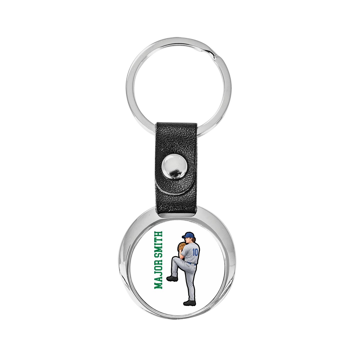 Key Chain — Name Vertical in Classic