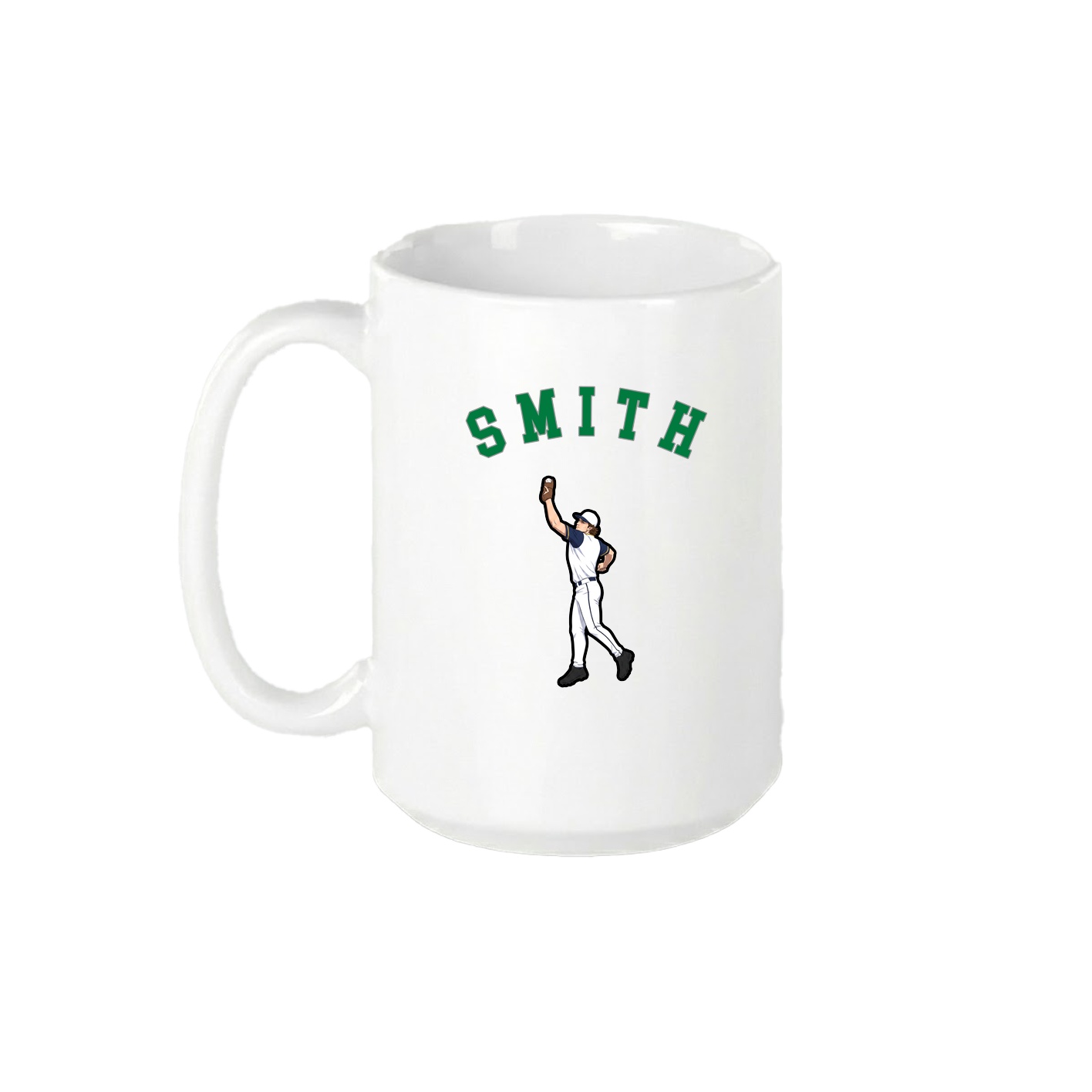 15oz Coffee Mug — Shirsey Arch in White