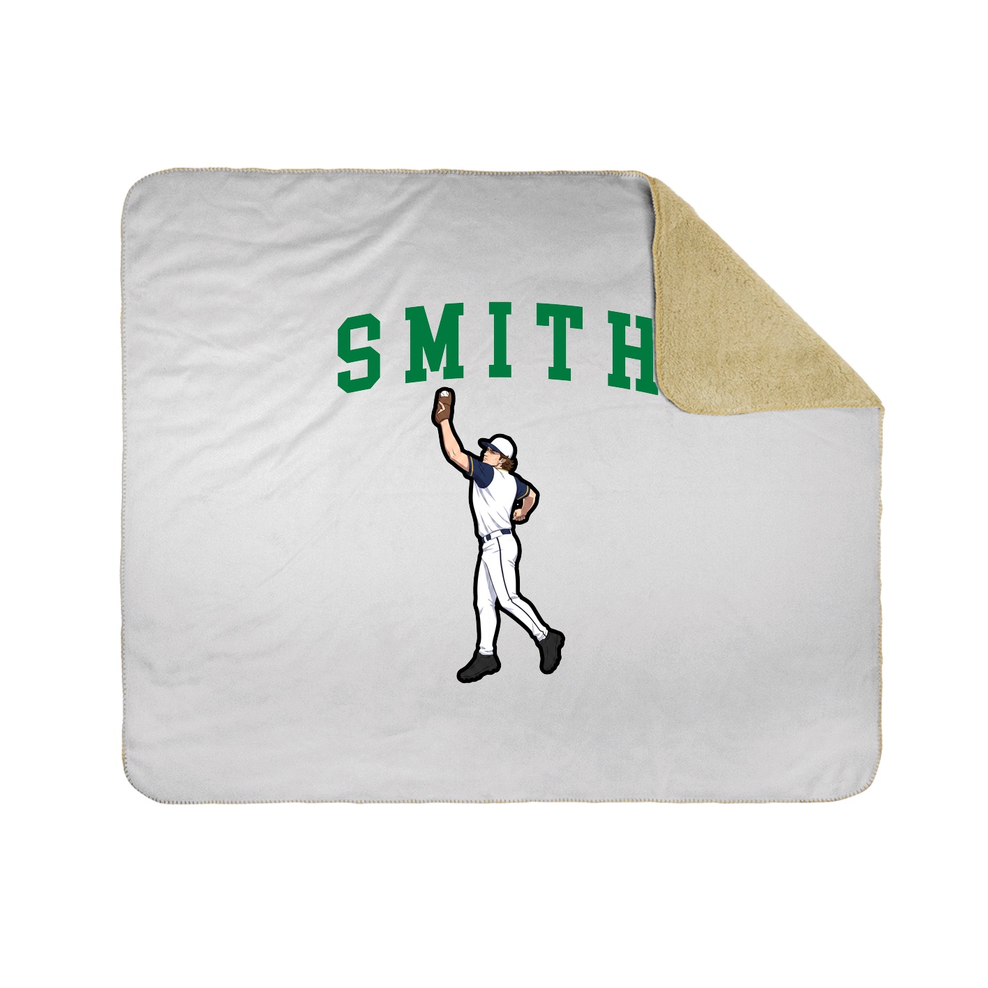 Throw Blanket — Shirsey in White