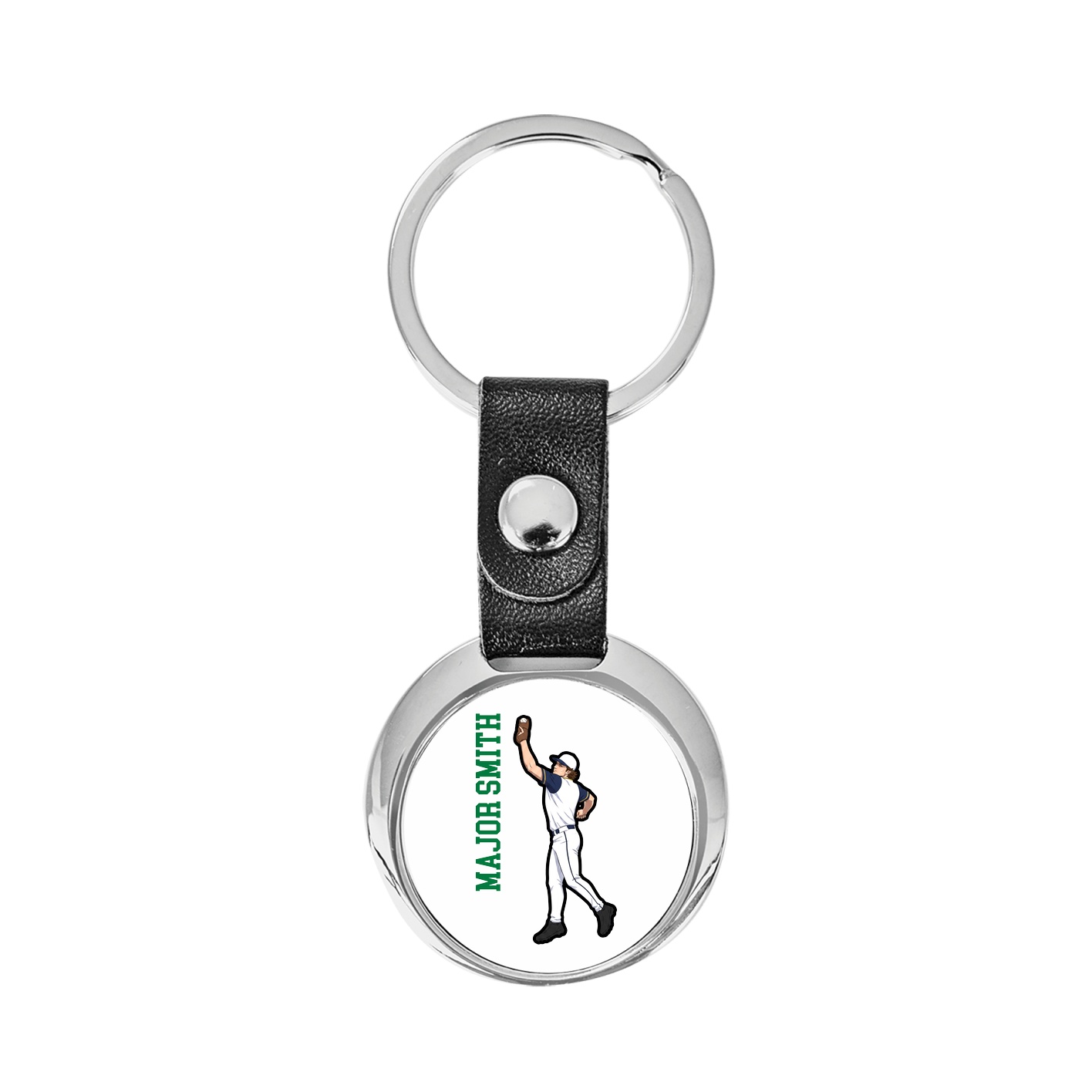 Key Chain — Name Vertical in Classic