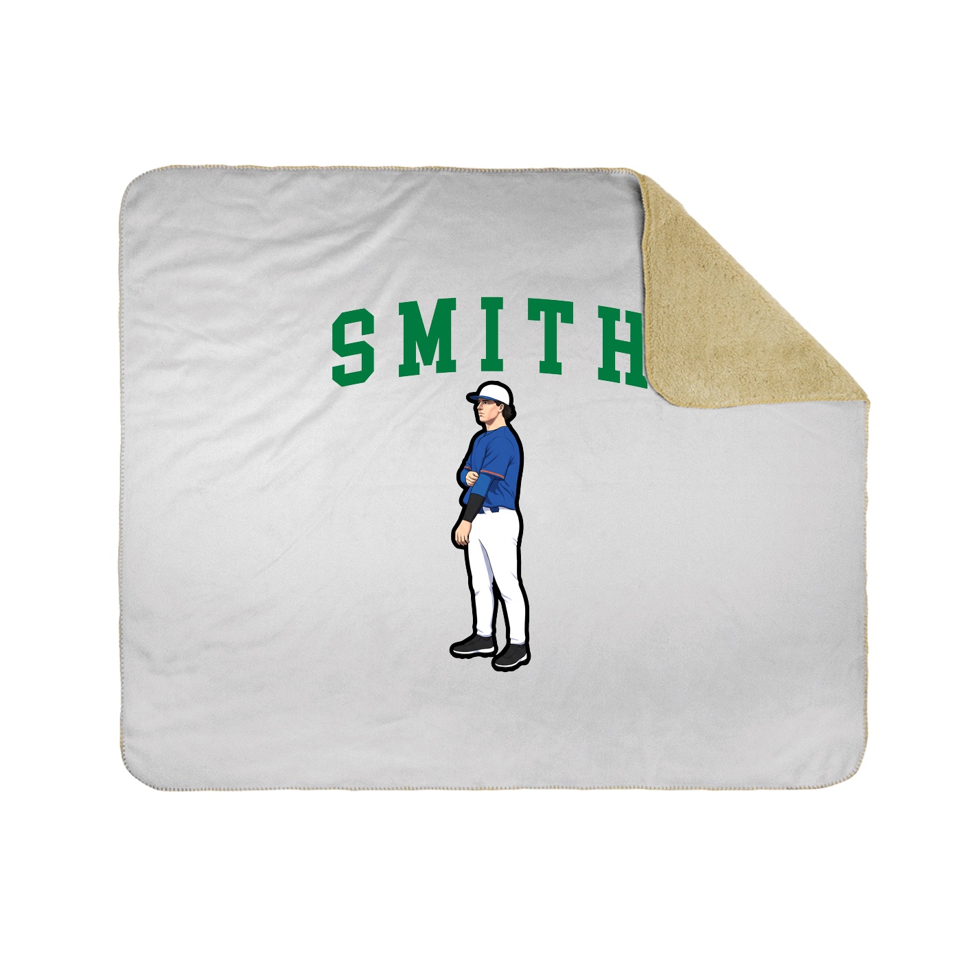Throw Blanket — Shirsey in White