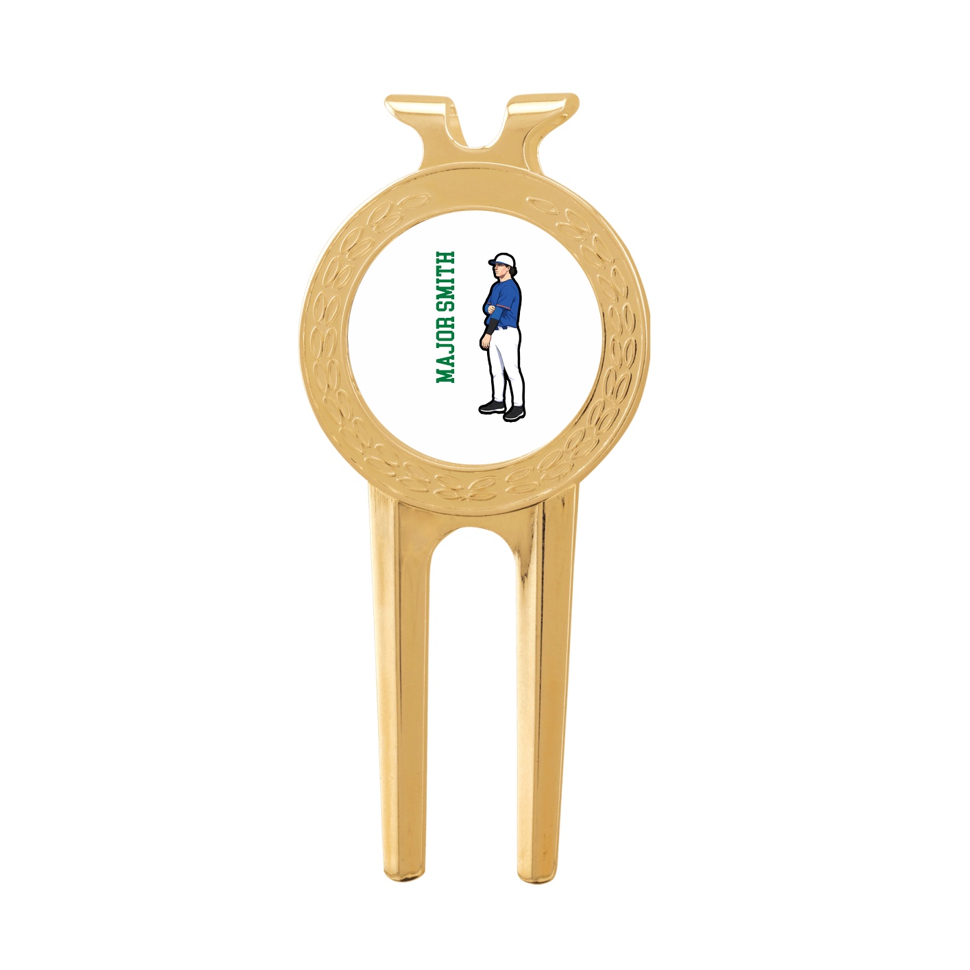 Divot Tool with Ball Marker — Name Vertical in Classic