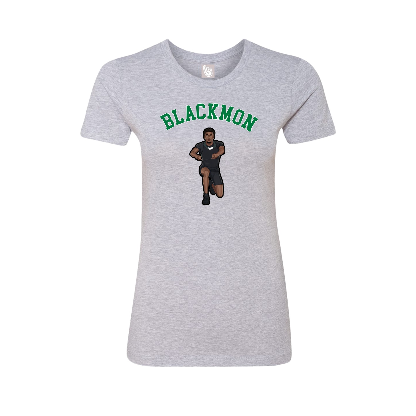 Fitted Women's Tee — Shirsey Arch in Grey