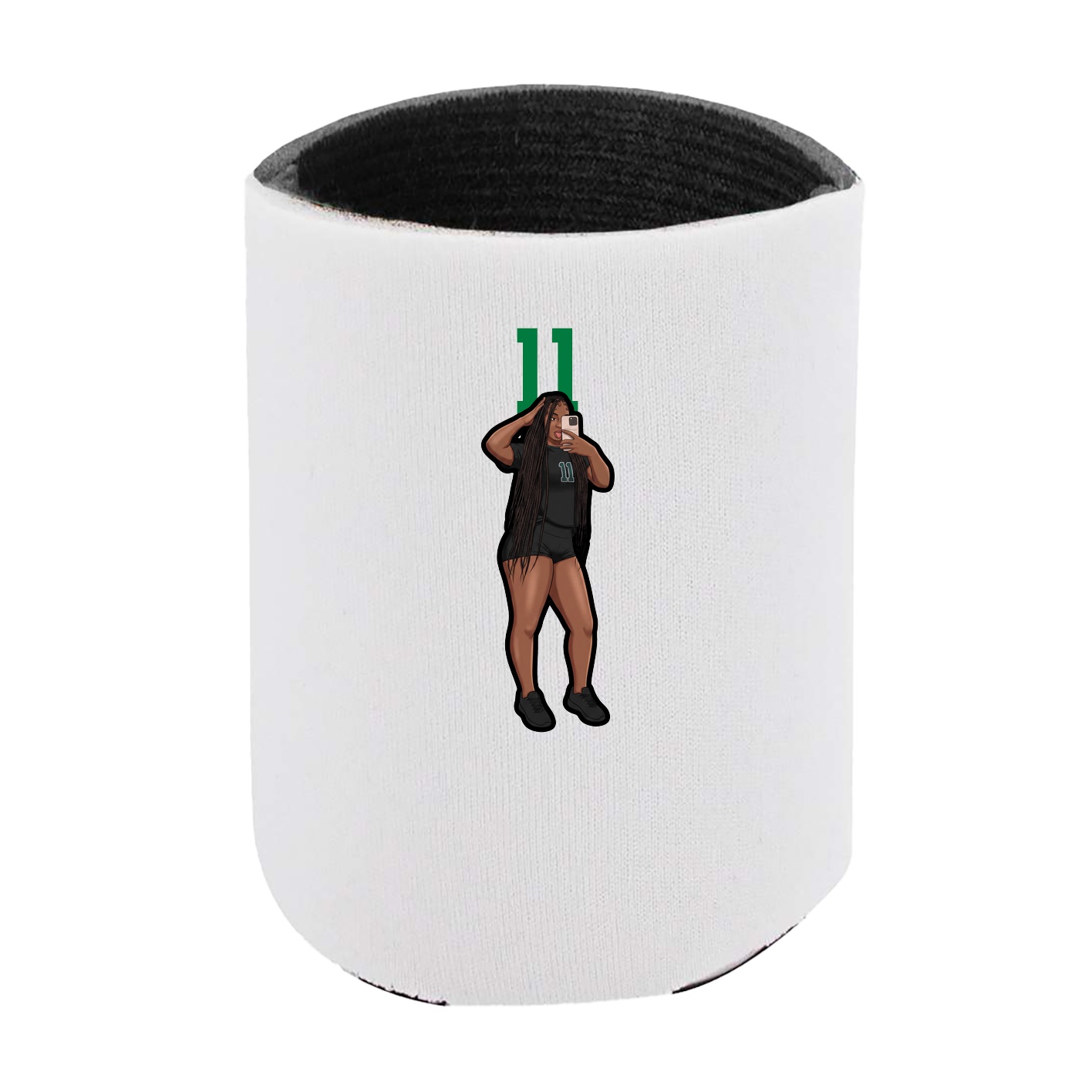 Can Holder — Number Top in White
