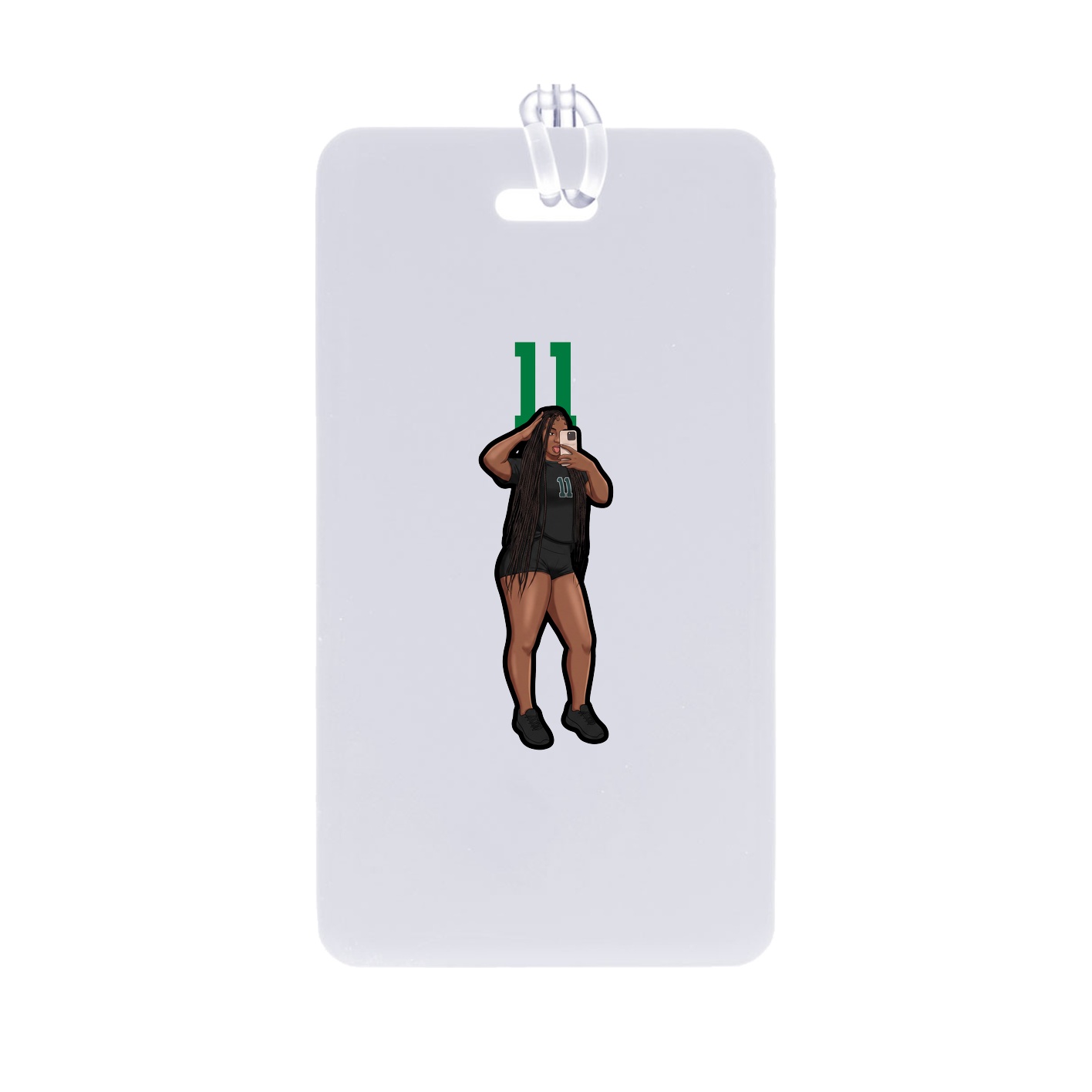 Bag Tag — Number Top in Classic