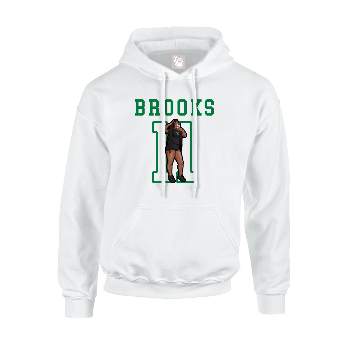 Youth Hoodie — Shirsey in White