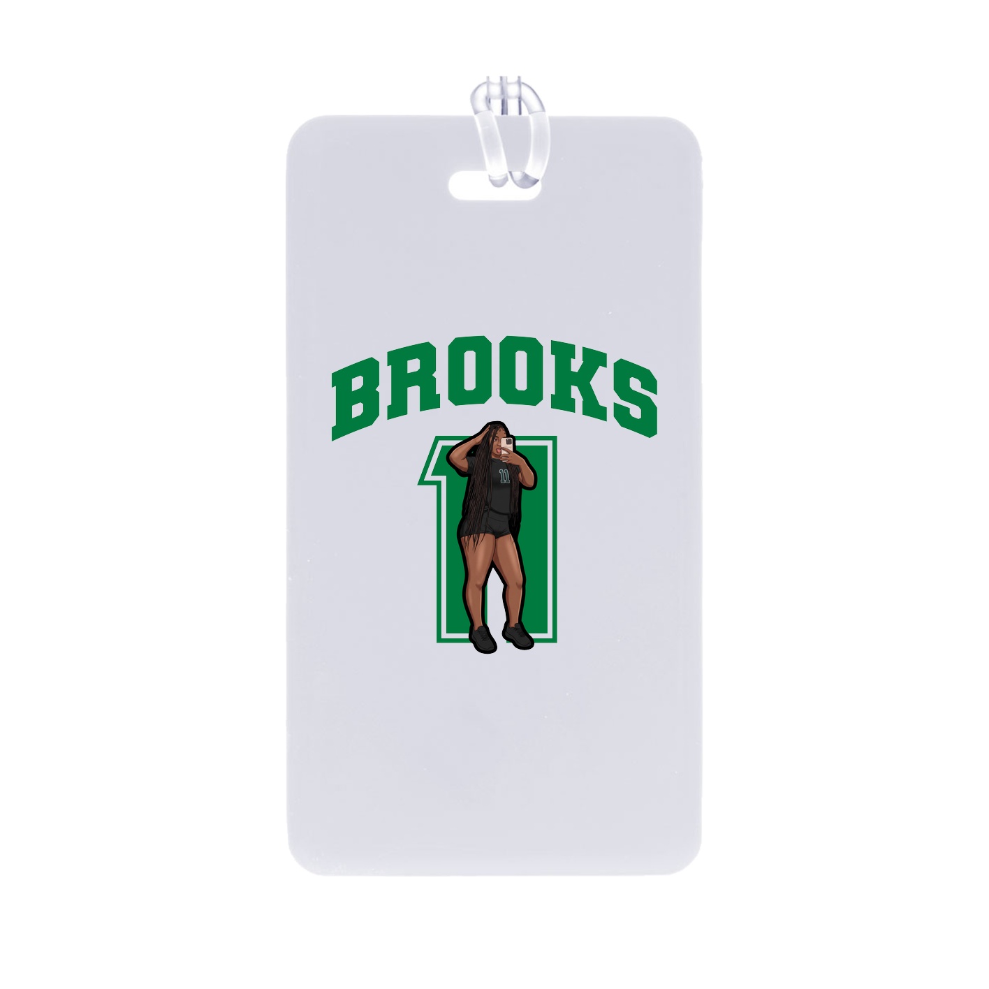 Bag Tag — Number in Classic