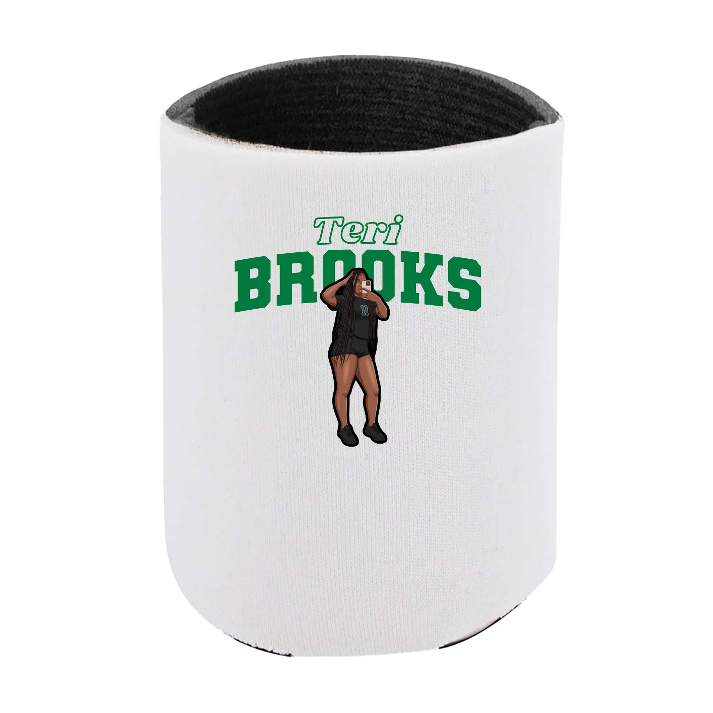 Can Holder — Name Arch in White