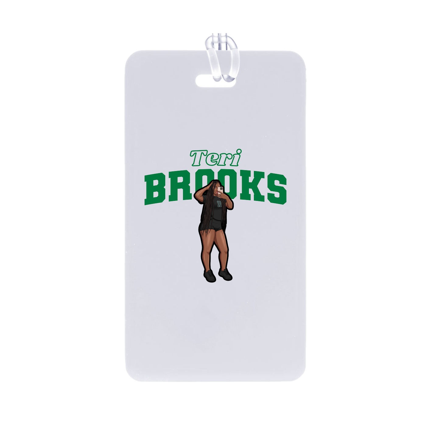 Bag Tag — Name Arch in Classic