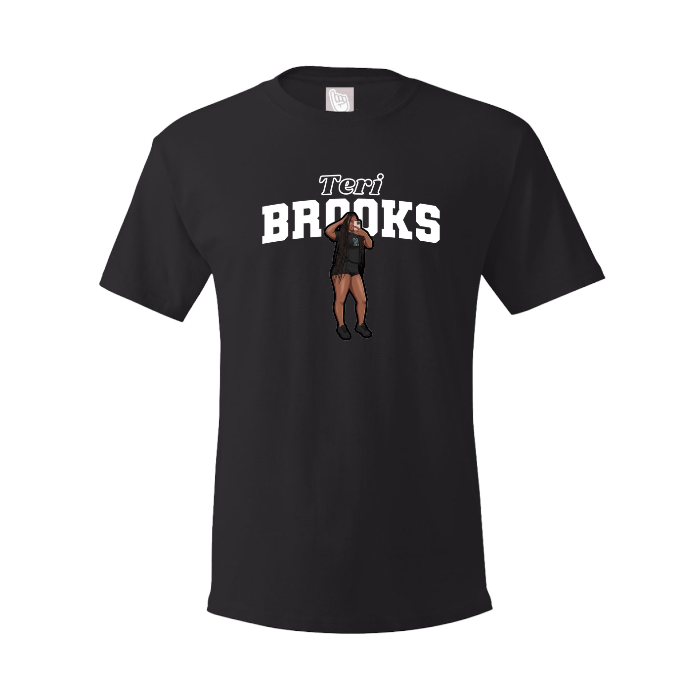 Youth Tee — Name Arch in Black