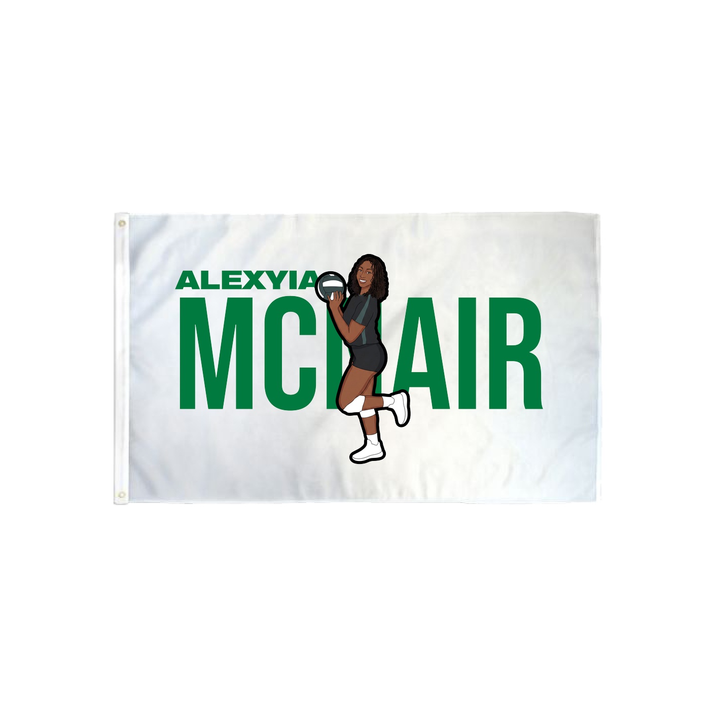 3x5 Flag — Player Name in Classic