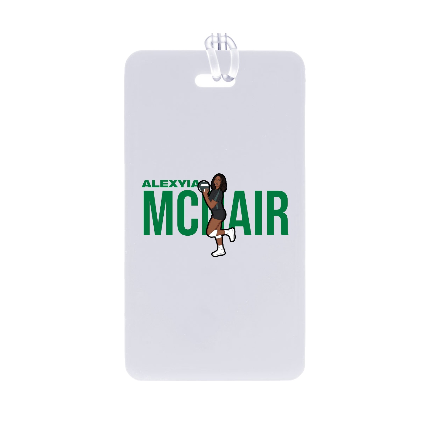 Bag Tag — Player Name in Classic