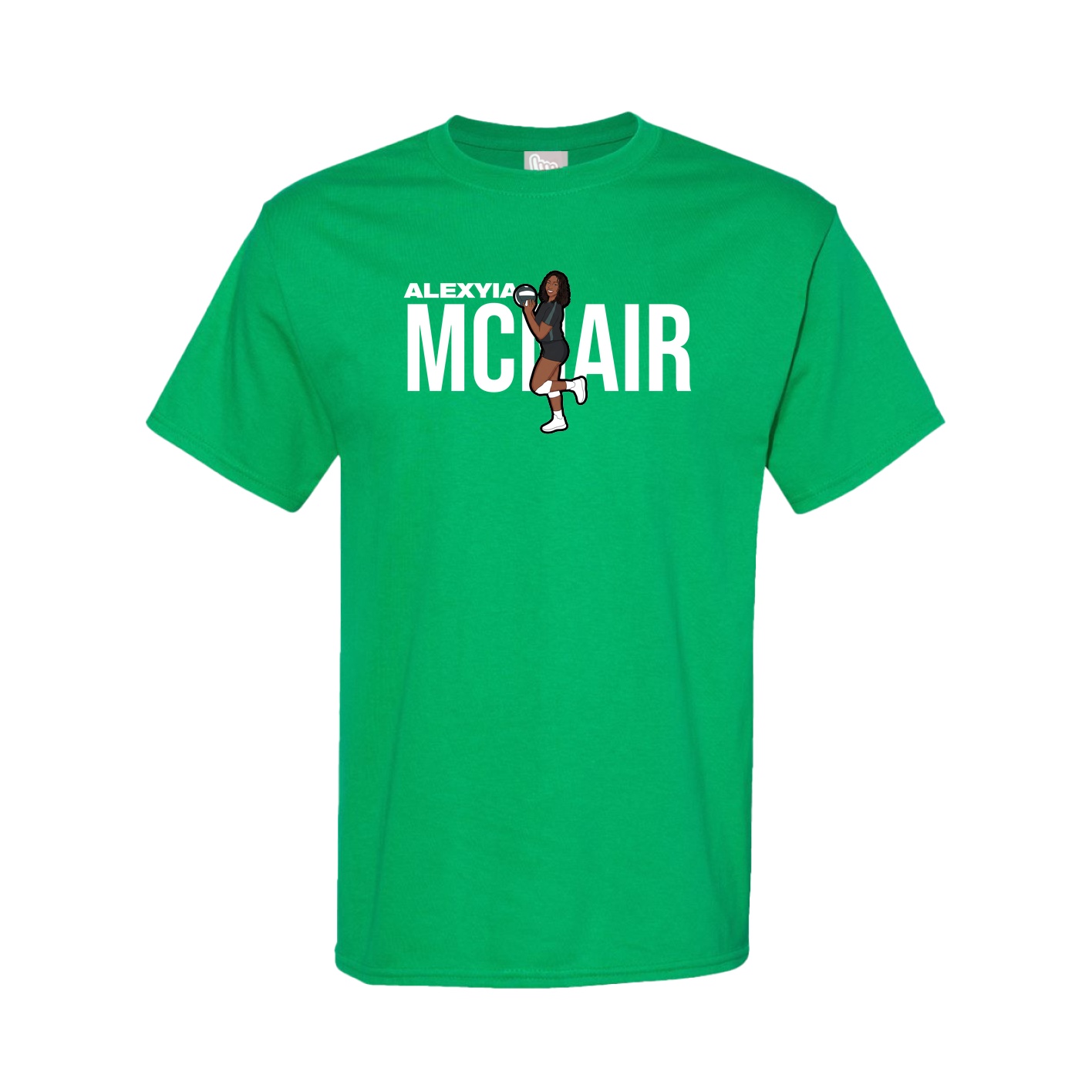 Youth Tee — Player Name in Green
