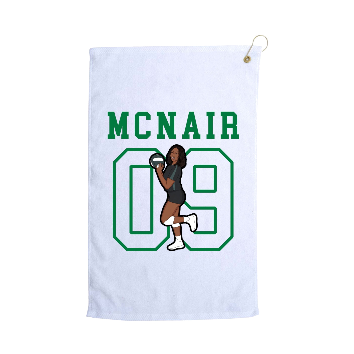 Golf Towel — Shirsey in White