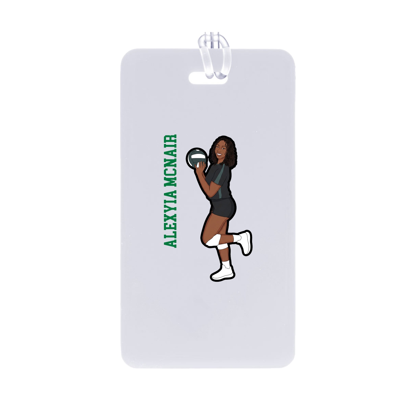 Bag Tag — Name Vertical in Classic