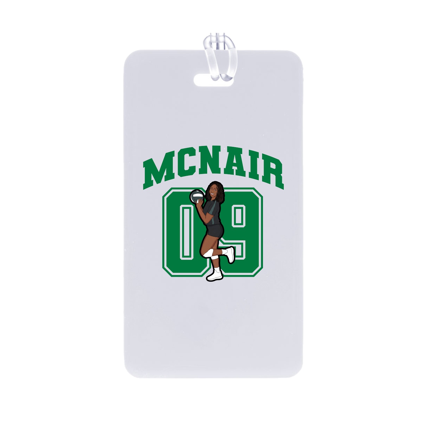 Bag Tag — Number in Classic