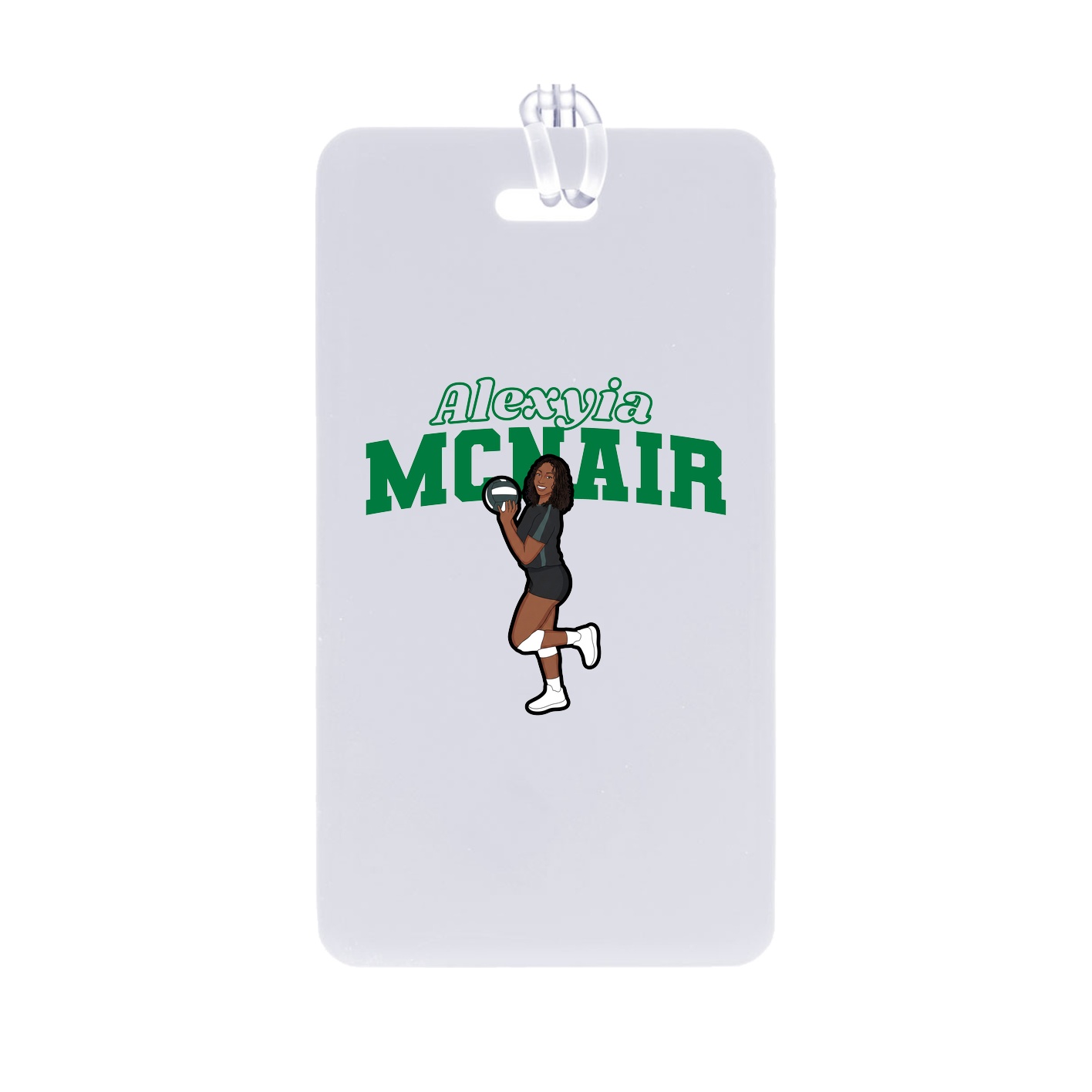 Bag Tag — Name Arch in Classic