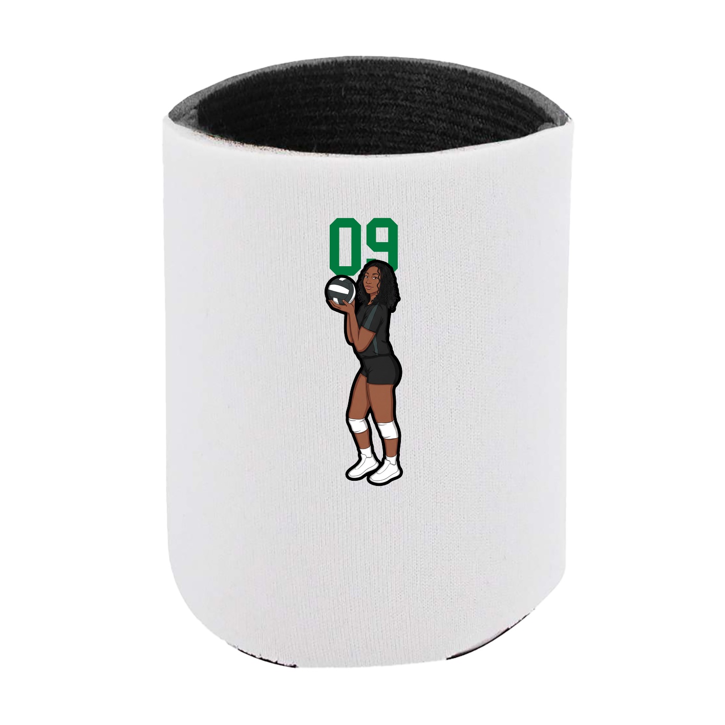 Can Holder — Number Top in White